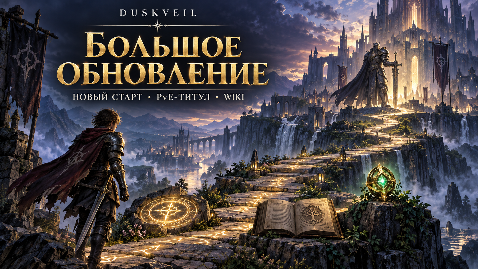 Большое обновление Duskveil: новый старт и путь Покорителя