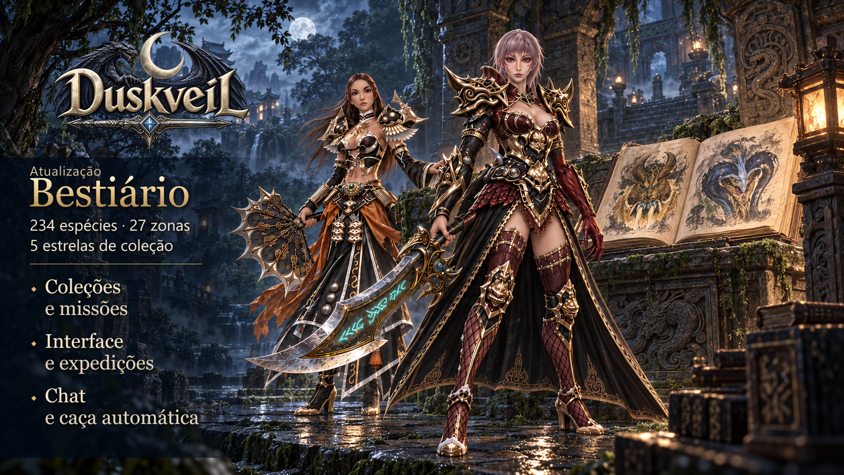 Bestiário e novidades Duskveil