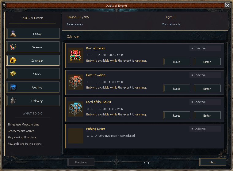 Events